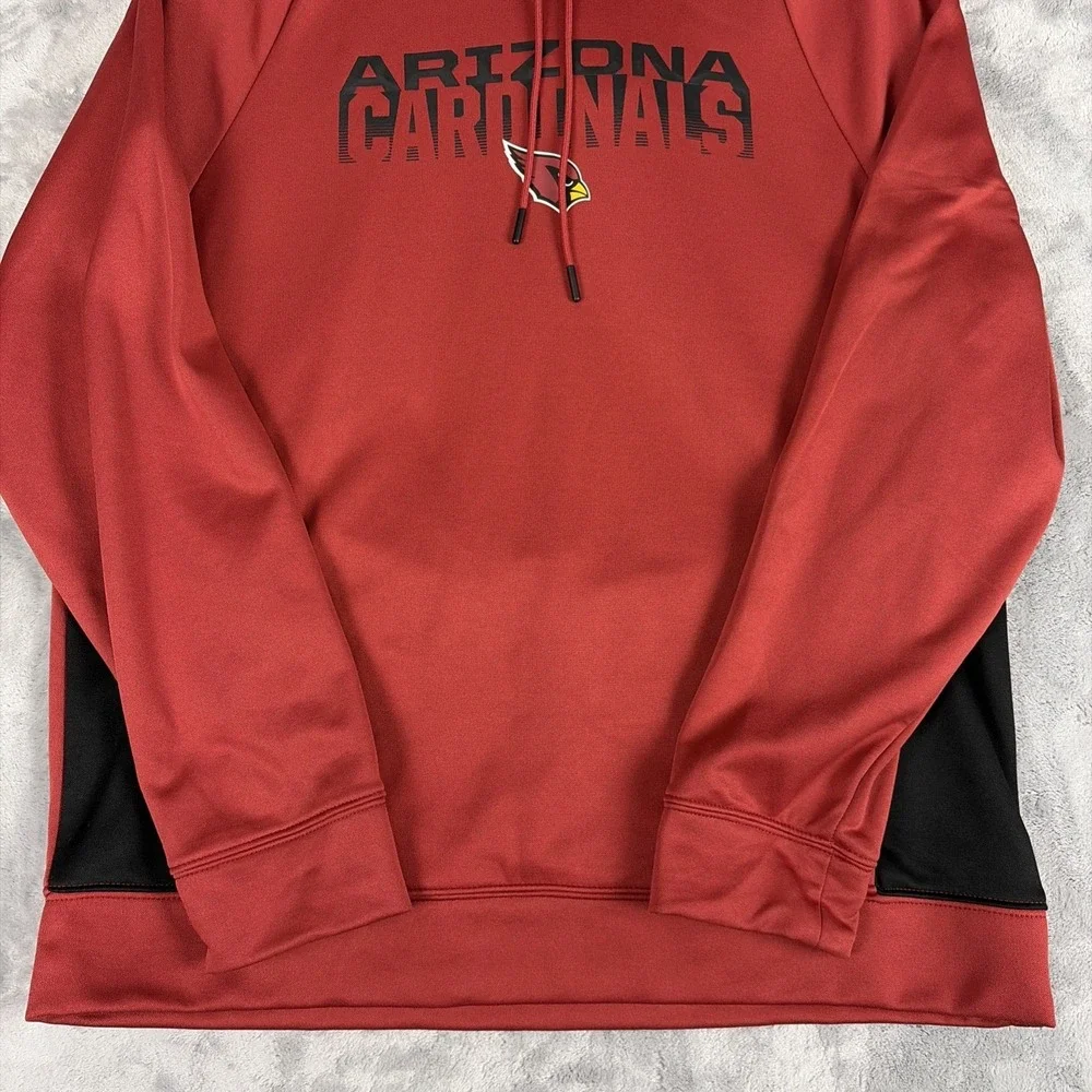 Arizona Cardinals NFL Team Mens Hoodie Pockets Long Sleeve Pullover Size Large